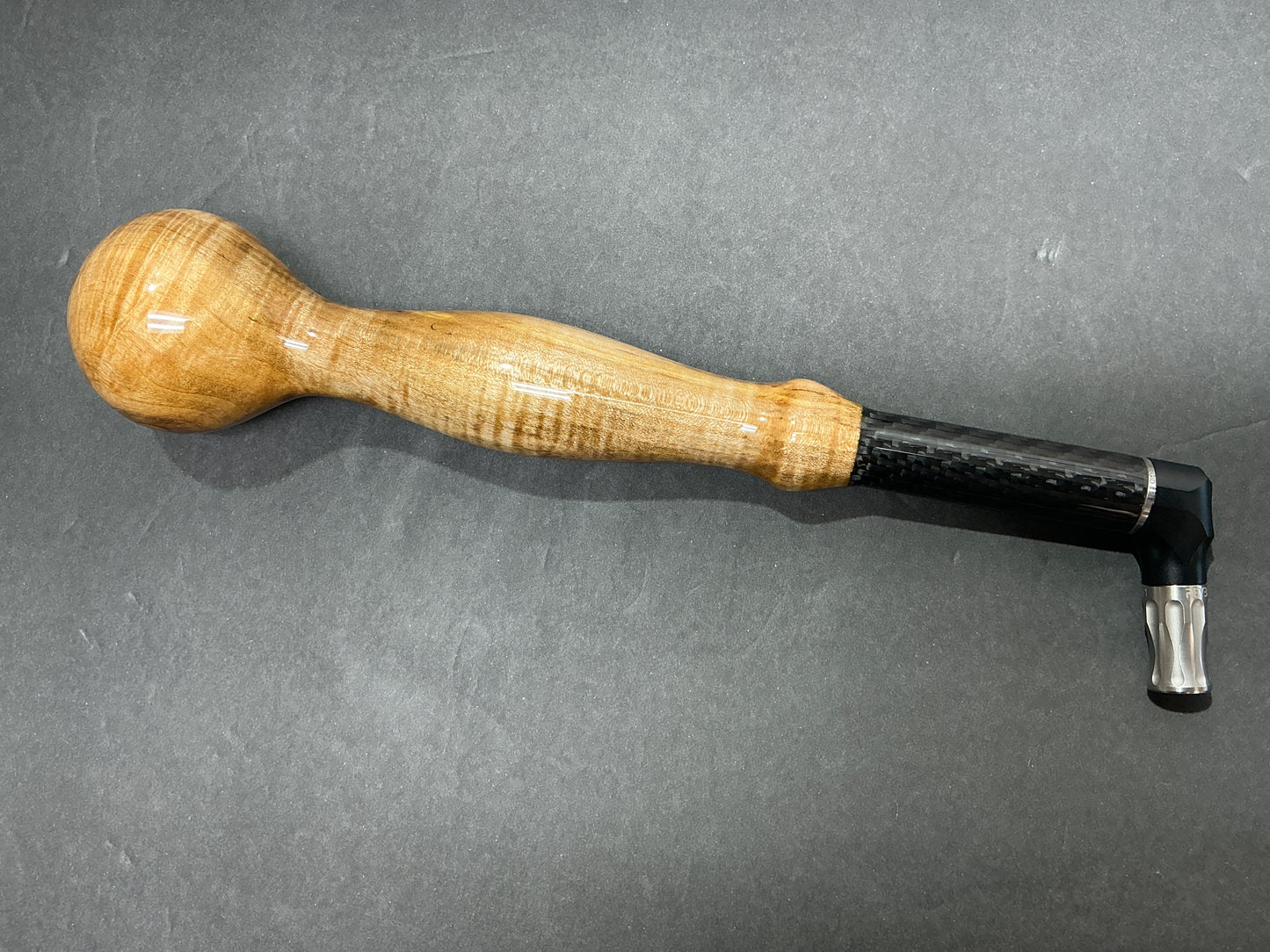 Classic Rigid - Fractured Curly Maple + Blue