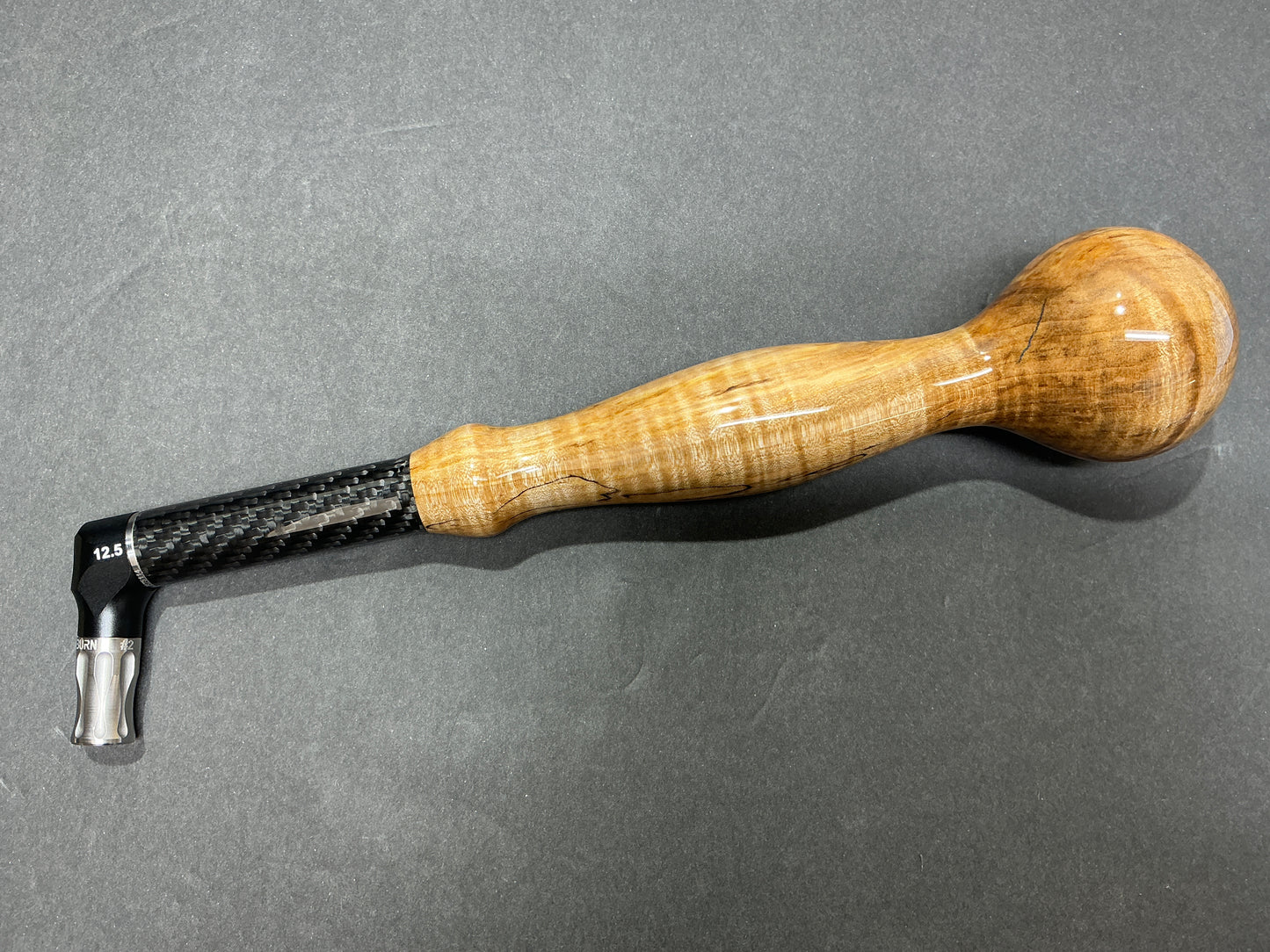 Classic Rigid - Fractured Curly Maple + Blue