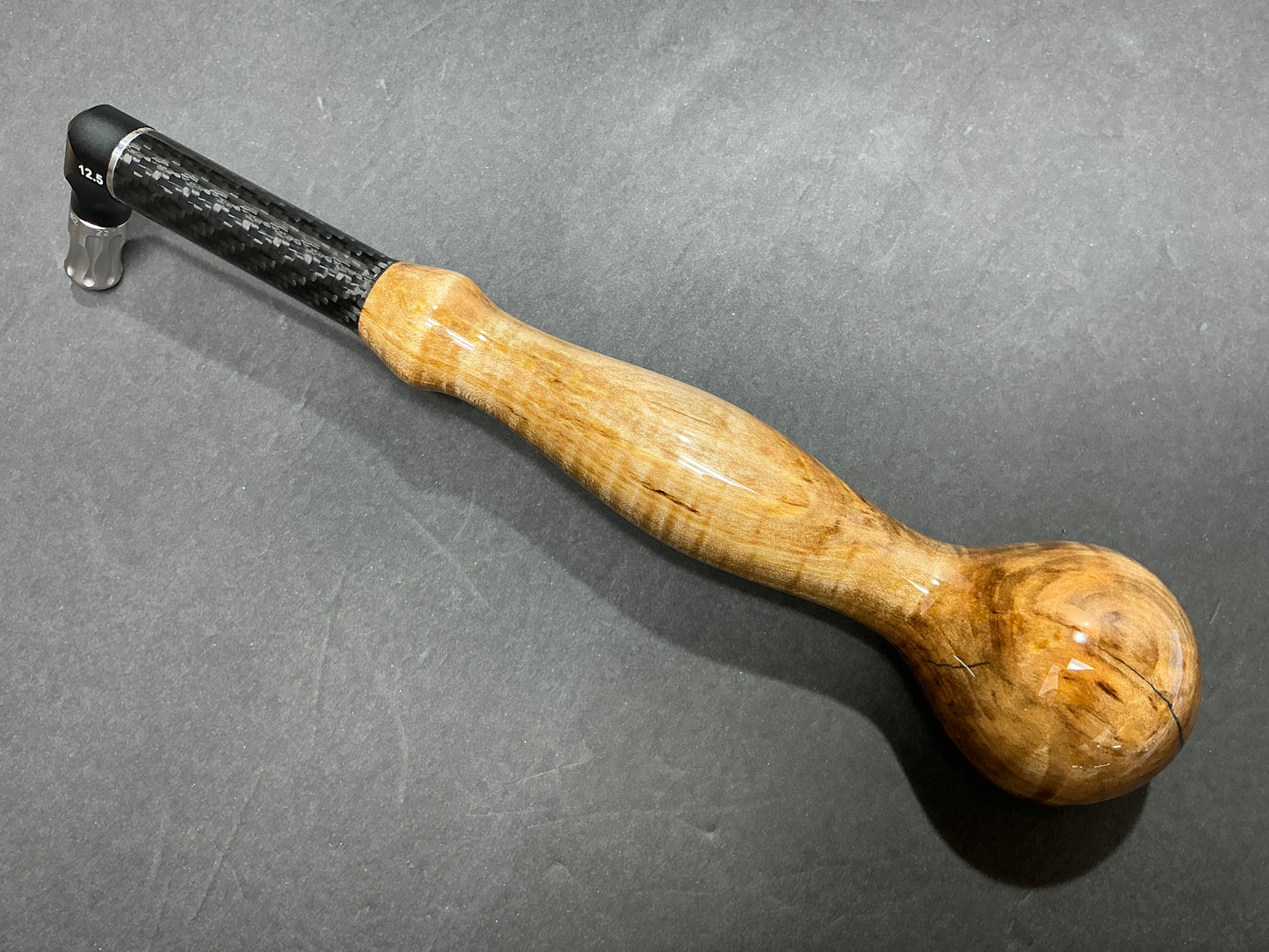 Classic Rigid - Fractured Curly Maple + Blue