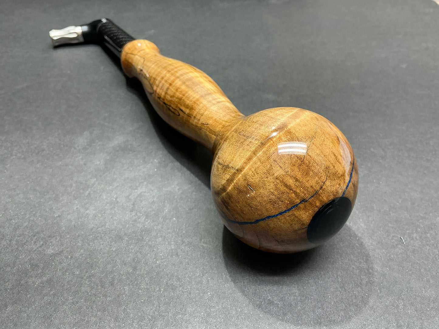 Classic Rigid - Fractured Curly Maple + Blue